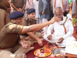 पुलिस अधीक्षक चिरंजीव नाथ सिन्हा नवनिर्मित पुलिस चौकी का रिबन काटकर किया उद्घाटन