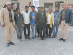 थाना सहपऊ पुलिस ने हार जीत की बाजी लगाकर जुआ खेल रहे सात जुआरियों को किया गिरफ्तार, कब्जे से नगदी व ताश की गड्डी बरामद