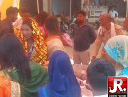 हाथरस। नवरात्र के अंतिम दिन आस्था एवं श्रद्धा के साथ की गई मां सिद्धिदात्री की पूजा