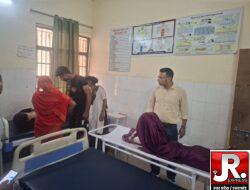 हाथरस। अज्ञात वाहन की टक्कर से बुआ भतीजे घायल,