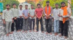 विश्व कल्याण की कामना से बजरंगियों ने सामूहिक हनुमान चालीसा पाठ